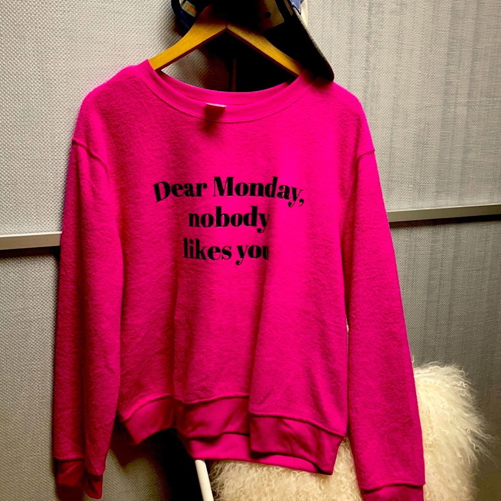 Hot Pink Sweatshirt Junior Size 11-13